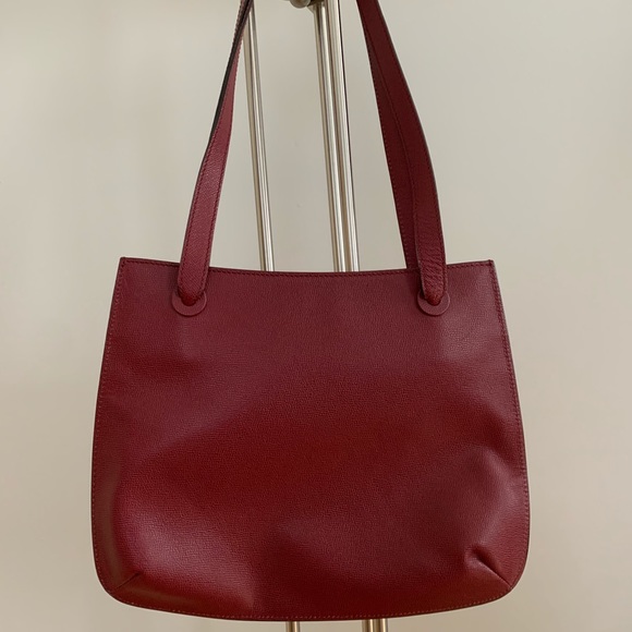 Vintage Chanel Leather Tote Bag EUC VGUC - Picture 3 of 5